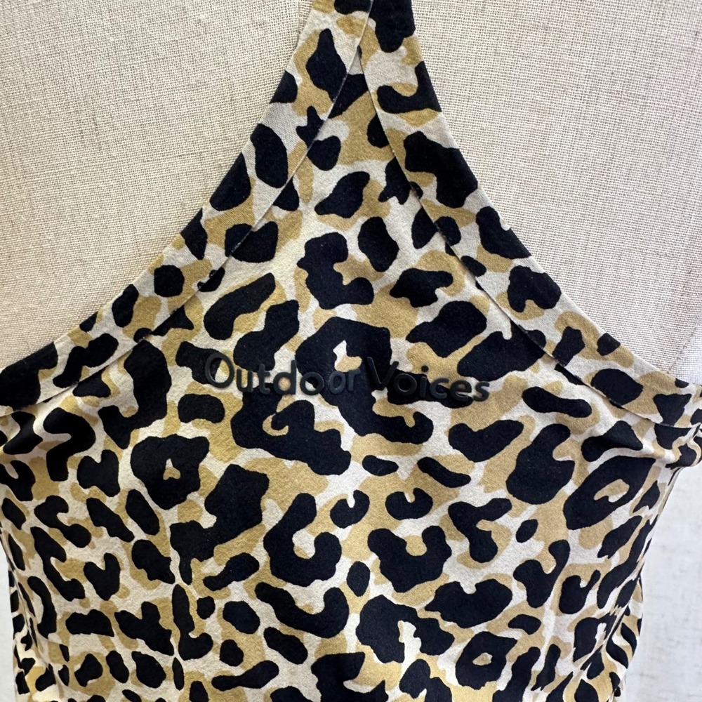 Outdoor Voices Leopard Print The Athletic Dress Small Racerback Built in Shorts - Picture 10 of 15